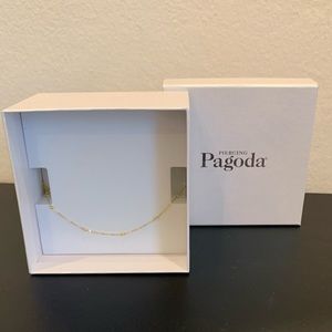 Pagoda 10k Gold Anklet
